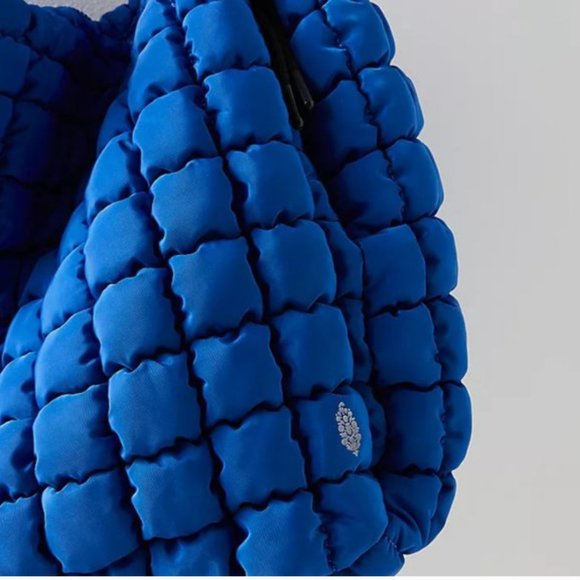 Free People Quilted Carryall LAPIS BLUE - Last One in Stock! - Picture 10 of 13